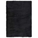 Casa si Gradina - Textile si covoare - Covoare - Covoare casa - Covor shaggy cu pom inalt, NAVARRA, negru, 160x230cm, poliester - Infinity.ro