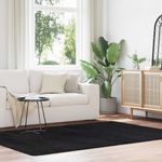 Casa si Gradina - Textile si covoare - Covoare - Covoare casa - Covor shaggy cu pom inalt, NAVARRA, negru, 160x230cm, poliester - Infinity.ro