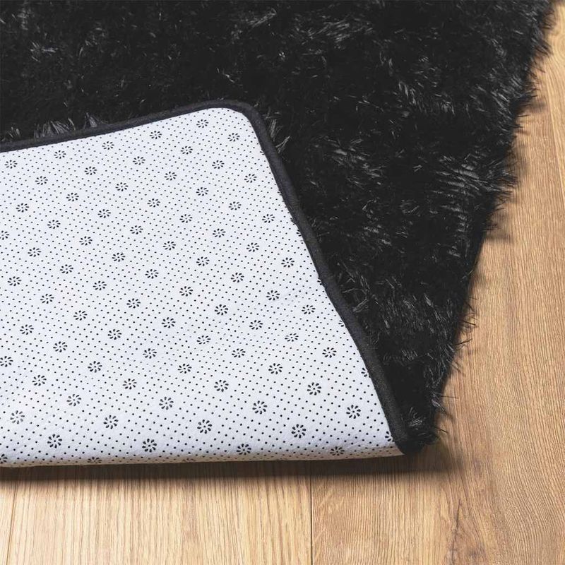 Casa si Gradina - Textile si covoare - Covoare - Covoare casa - Covor shaggy cu pom inalt, NAVARRA, negru, 160x230cm, poliester - Infinity.ro