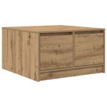 Casa si Gradina - Mobilier - Mese si birouri - Masute de cafea - Masuta de cafea cu sertare Artisan Stejar 70,5x70x40 cm - Infinity.ro