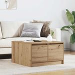 Casa si Gradina - Mobilier - Mese si birouri - Masute de cafea - Masuta de cafea cu sertare Artisan Stejar 70,5x70x40 cm - Infinity.ro