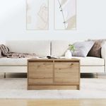 Casa si Gradina - Mobilier - Mese si birouri - Masute de cafea - Masuta de cafea cu sertare Artisan Stejar 70,5x70x40 cm - Infinity.ro