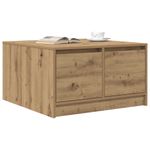 Casa si Gradina - Mobilier - Mese si birouri - Masute de cafea - Masuta de cafea cu sertare Artisan Stejar 70,5x70x40 cm - Infinity.ro