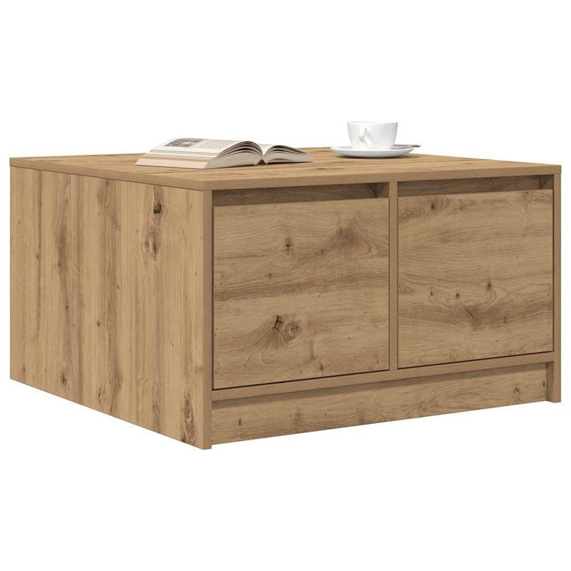 Casa si Gradina - Mobilier - Mese si birouri - Masute de cafea - Masuta de cafea cu sertare Artisan Stejar 70,5x70x40 cm - Infinity.ro