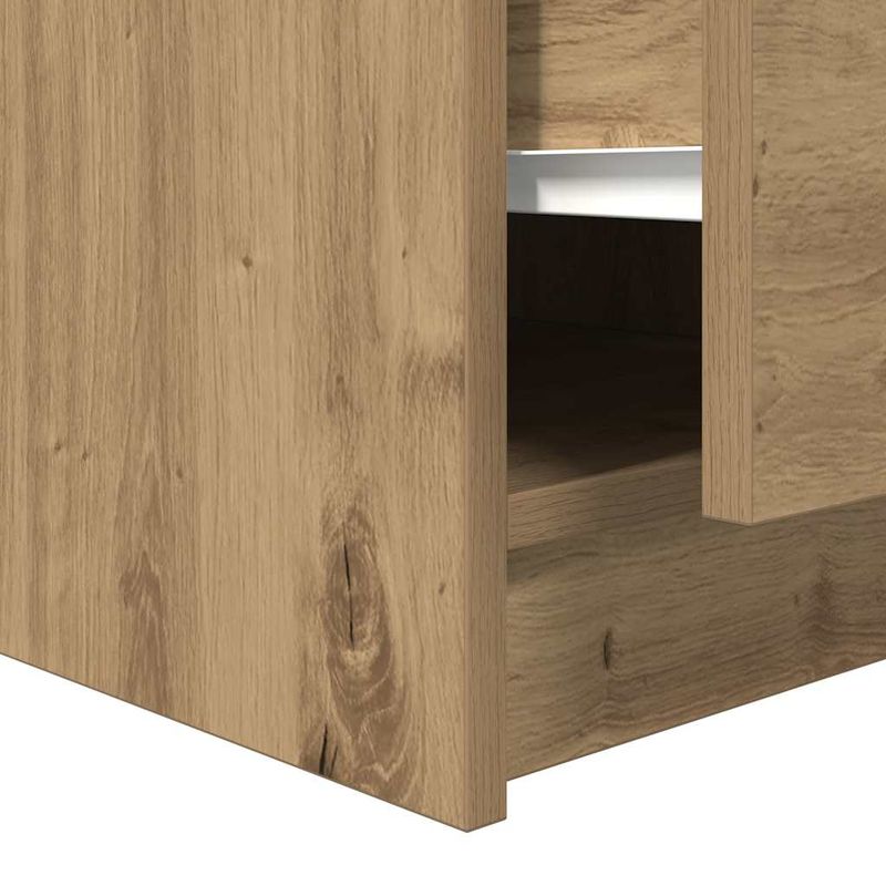 Casa si Gradina - Mobilier - Mese si birouri - Masute de cafea - Masuta de cafea cu sertare Artisan Stejar 70,5x70x40 cm - Infinity.ro