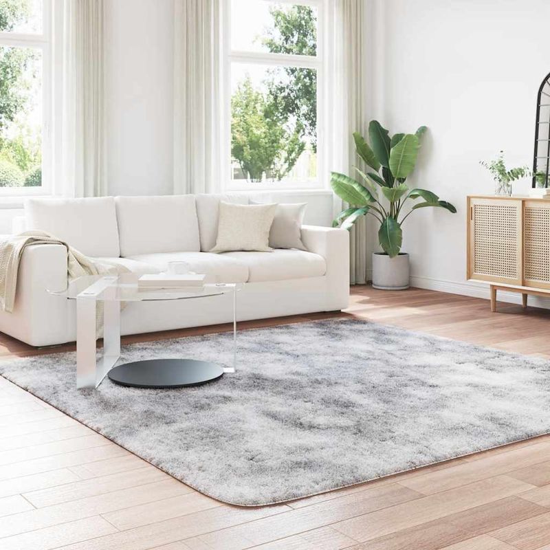 Casa si Gradina - Textile si covoare - Covoare - Covoare casa - Covor shaggy cu pom inalt, NAVARRA, gri deschis, 240x240 cm, formă pătrat - Infinity.ro