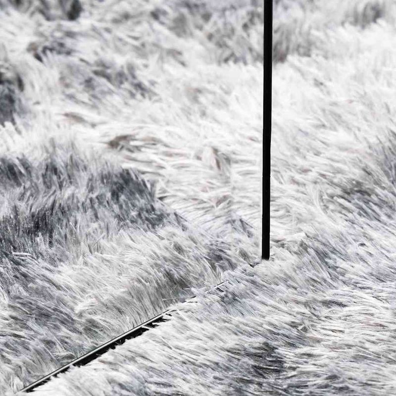 Casa si Gradina - Textile si covoare - Covoare - Covoare casa - Covor shaggy cu pom inalt, NAVARRA, gri deschis, 240x240 cm, formă pătrat - Infinity.ro