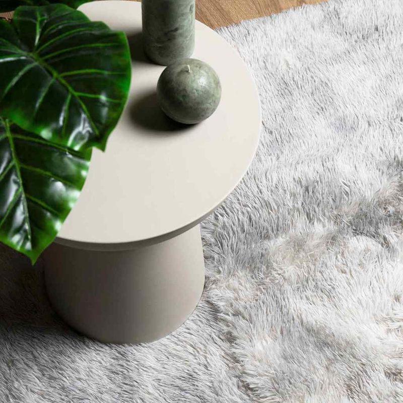 Casa si Gradina - Textile si covoare - Covoare - Covoare casa - Covor shaggy cu pom inalt, NAVARRA, gri deschis, 240x240 cm, formă pătrat - Infinity.ro