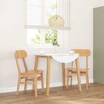 Casa si Gradina - Mobilier - Scaune si fotolii - Scaune - Scaune de sufragerie 2 buc Cauciuc din lemn masiv - Infinity.ro