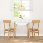 Casa si Gradina - Mobilier - Scaune si fotolii - Scaune - Scaune de sufragerie 2 buc Cauciuc din lemn masiv - Infinity.ro