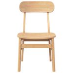 Casa si Gradina - Mobilier - Scaune si fotolii - Scaune - Scaune de sufragerie 2 buc Cauciuc din lemn masiv - Infinity.ro