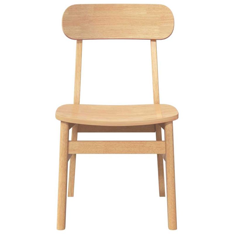 Casa si Gradina - Mobilier - Scaune si fotolii - Scaune - Scaune de sufragerie 2 buc Cauciuc din lemn masiv - Infinity.ro