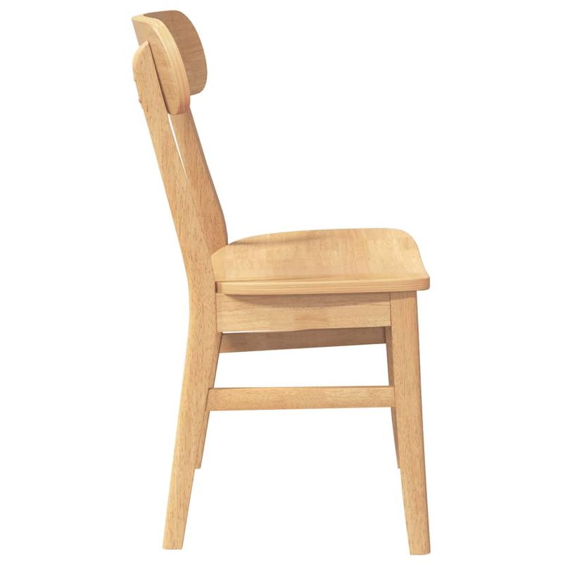 Casa si Gradina - Mobilier - Scaune si fotolii - Scaune - Scaune de sufragerie 2 buc Cauciuc din lemn masiv - Infinity.ro