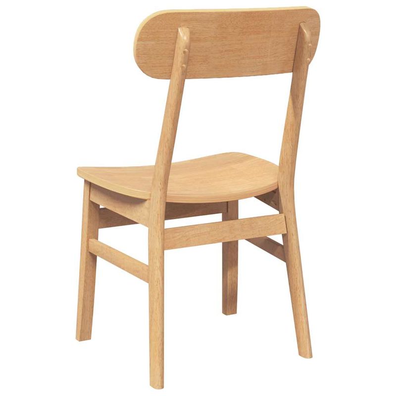 Casa si Gradina - Mobilier - Scaune si fotolii - Scaune - Scaune de sufragerie 2 buc Cauciuc din lemn masiv - Infinity.ro