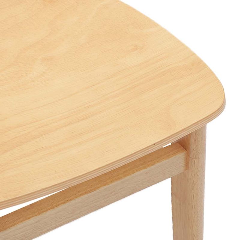 Casa si Gradina - Mobilier - Scaune si fotolii - Scaune - Scaune de sufragerie 2 buc Cauciuc din lemn masiv - Infinity.ro