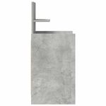 Casa si Gradina - Mobilier - Comode si corpuri - Noptiere - Noptiere cu 2 sertare 2 buc Beton Gri 38x34x80 cm - Infinity.ro