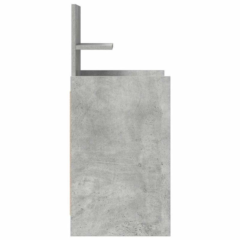 Casa si Gradina - Mobilier - Comode si corpuri - Noptiere - Noptiere cu 2 sertare 2 buc Beton Gri 38x34x80 cm - Infinity.ro