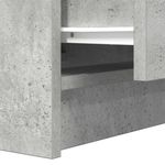 Casa si Gradina - Mobilier - Comode si corpuri - Noptiere - Noptiere cu 2 sertare 2 buc Beton Gri 38x34x80 cm - Infinity.ro