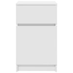 Casa si Gradina - Mobilier - Comode si corpuri - Noptiere - Noptiere, 2 buc., alb, 39x35x65 cm, lemn compozit - Infinity.ro