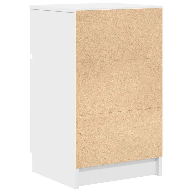 Casa si Gradina - Mobilier - Comode si corpuri - Noptiere - Noptiere, 2 buc., alb, 39x35x65 cm, lemn compozit - Infinity.ro