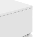 Casa si Gradina - Mobilier - Comode si corpuri - Noptiere - Noptiere, 2 buc., alb, 39x35x65 cm, lemn compozit - Infinity.ro