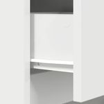 Casa si Gradina - Mobilier - Comode si corpuri - Noptiere - Noptiere, 2 buc., alb, 39x35x65 cm, lemn compozit - Infinity.ro