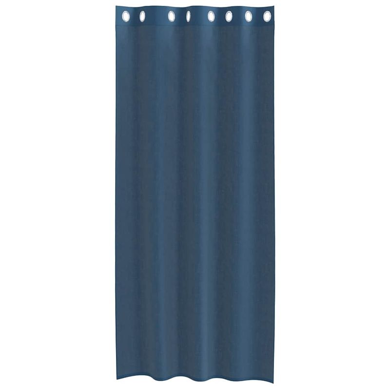 Casa si Gradina - Textile si covoare - Perdele si draperii - Perdele - Perdele Voile cu Oelii 2 buc albastru Regal, mărime 140x225 cm - Infinity.ro