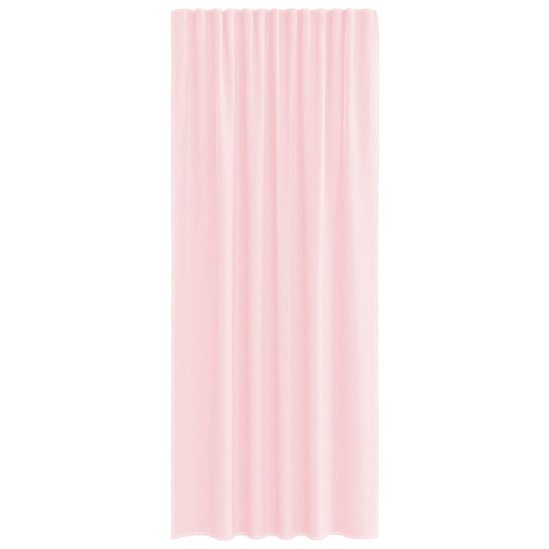 Casa si Gradina - Textile si covoare - Perdele si draperii - Perdele - Perdele voal cu bucle 2 buc Roz deschis 140x245 cm - Infinity.ro