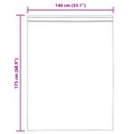 Casa si Gradina - Textile si covoare - Perdele si draperii - Perdele - Perdele Voile cu Bucle 2 buc Roz 140x175 cm - Infinity.ro