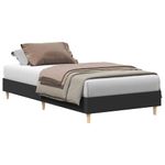 Casa si Gradina - Mobilier - Paturi si accesorii - Paturi - Cadru de pat fara saltea, negru, 90x190 cm, lemn prelucrat - Infinity.ro