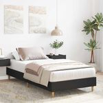 Casa si Gradina - Mobilier - Paturi si accesorii - Paturi - Cadru de pat fara saltea, negru, 90x190 cm, lemn prelucrat - Infinity.ro