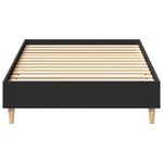 Casa si Gradina - Mobilier - Paturi si accesorii - Paturi - Cadru de pat fara saltea, negru, 90x190 cm, lemn prelucrat - Infinity.ro