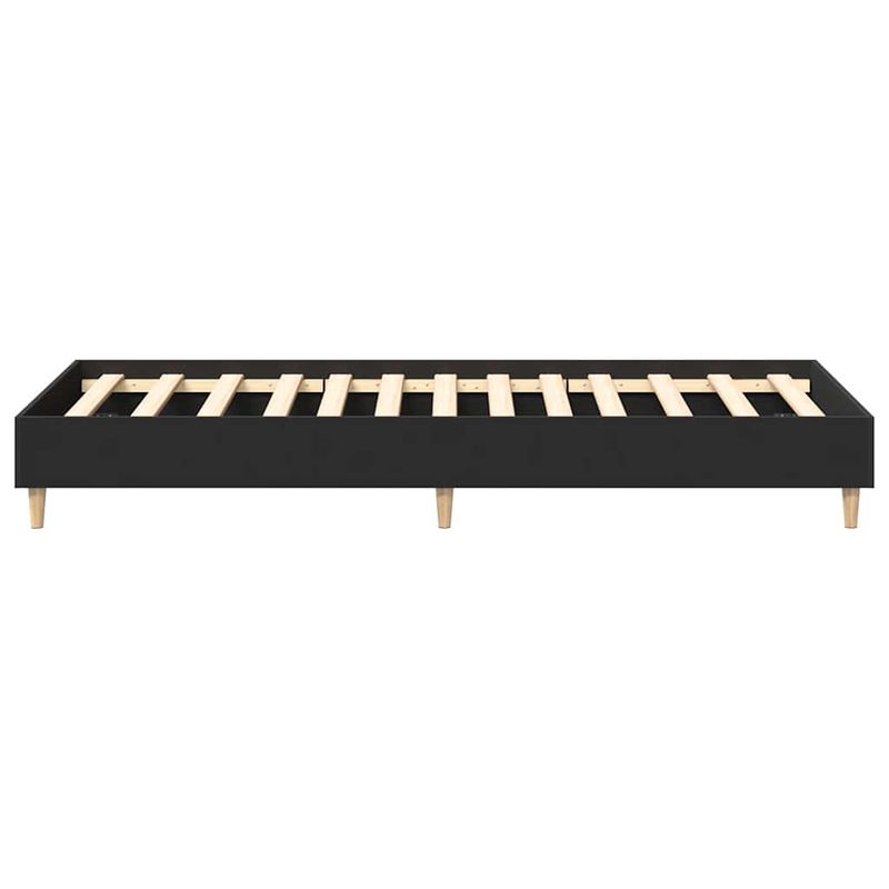 Casa si Gradina - Mobilier - Paturi si accesorii - Paturi - Cadru de pat fara saltea, negru, 90x190 cm, lemn prelucrat - Infinity.ro