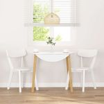 Casa si Gradina - Mobilier - Scaune si fotolii - Scaune - Scaune de sufragerie 2 buc Cauciuc din lemn masiv alb - Infinity.ro