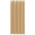 Casa si Gradina - Textile si covoare - Perdele si draperii - Perdele - Perdele Voile cu Oelii 2 buc nisip, mărime 140x245 cm - Infinity.ro