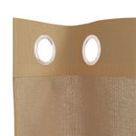 Casa si Gradina - Textile si covoare - Perdele si draperii - Perdele - Perdele Voile cu Oelii 2 buc nisip, mărime 140x245 cm - Infinity.ro