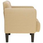 Casa si Gradina - Mobilier - Scaune si fotolii - Fotolii - Fotoliu cu cotiere verde deschis gri 54 cm tesatura velur - Infinity.ro
