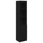 Casa si Gradina - Mobilier - Dulapuri si sifoniere - Dulapuri - Dulap Stejar negru 37,5x35x180 cm Lemn prelucrat - Infinity.ro
