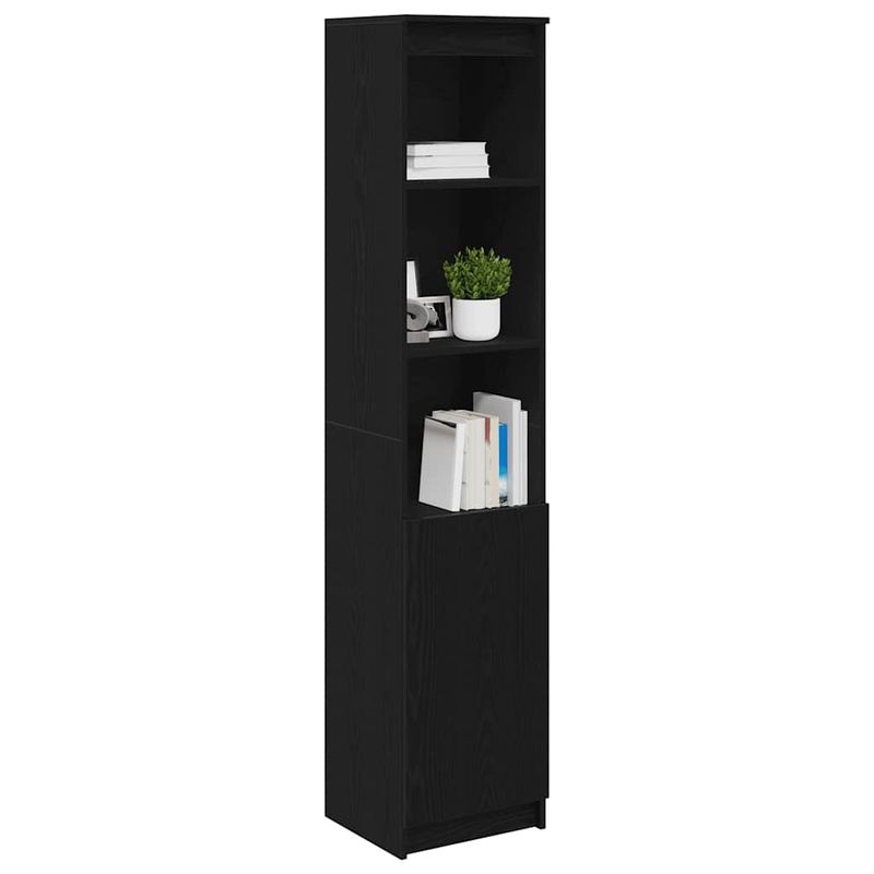 Casa si Gradina - Mobilier - Dulapuri si sifoniere - Dulapuri - Dulap Stejar negru 37,5x35x180 cm Lemn prelucrat - Infinity.ro