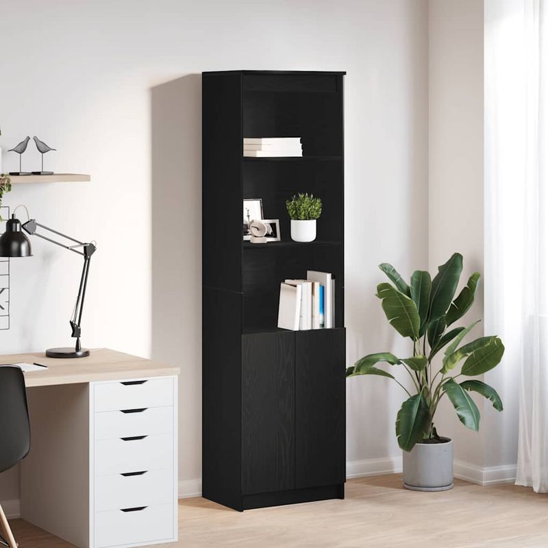 Casa si Gradina - Mobilier - Dulapuri si sifoniere - Dulapuri - Dulap Stejar negru 50x35x180 cm Lemn prelucrat - Infinity.ro