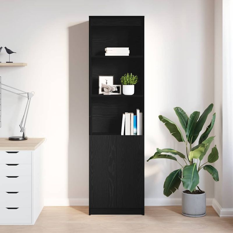 Casa si Gradina - Mobilier - Dulapuri si sifoniere - Dulapuri - Dulap Stejar negru 50x35x180 cm Lemn prelucrat - Infinity.ro