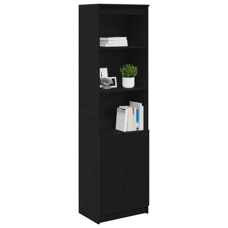 Casa si Gradina - Mobilier - Dulapuri si sifoniere - Dulapuri - Dulap Stejar negru 50x35x180 cm Lemn prelucrat - Infinity.ro