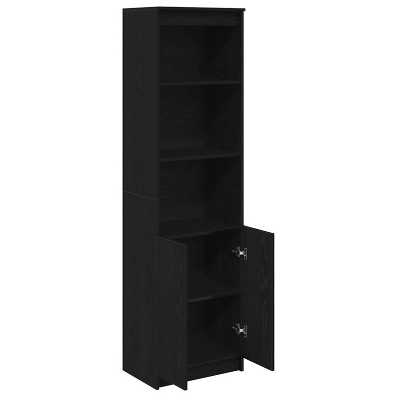 Casa si Gradina - Mobilier - Dulapuri si sifoniere - Dulapuri - Dulap Stejar negru 50x35x180 cm Lemn prelucrat - Infinity.ro
