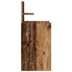 Casa si Gradina - Mobilier - Comode si corpuri - Noptiere - Noptiera cu 2 sertare din lemn vechi 38x34x80 cm - Infinity.ro