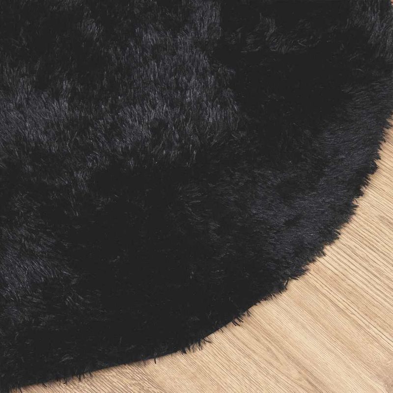 Casa si Gradina - Textile si covoare - Covoare - Covoare casa - Covor shaggy cu pom inalt, NAVARRA, negru, 300x200cm, poliester - Infinity.ro