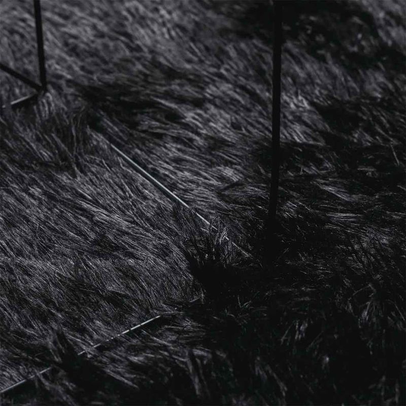 Casa si Gradina - Textile si covoare - Covoare - Covoare casa - Covor shaggy cu pom inalt, NAVARRA, negru, 300x200cm, poliester - Infinity.ro