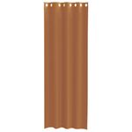 Casa si Gradina - Textile si covoare - Perdele si draperii - Perdele - Perdele Voile cu Oelii 2 buc teracota, mărime 140x260 cm - Infinity.ro
