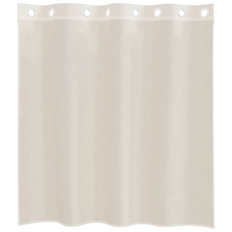 Casa si Gradina - Textile si covoare - Perdele si draperii - Perdele - Perdele Voile cu Oelii 2 buc Crem 140x140 cm - Infinity.ro