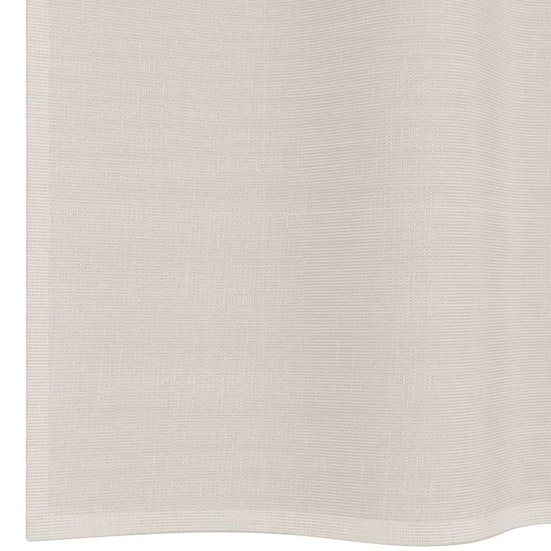 Casa si Gradina - Textile si covoare - Perdele si draperii - Perdele - Perdele Voile cu Oelii 2 buc Crem 140x140 cm - Infinity.ro