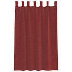 Casa si Gradina - Textile si covoare - Perdele si draperii - Perdele - Perdele Voile cu buzunare pentru bare 2 buc rosu vin, mărime 140x175 cm - Infinity.ro